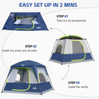 UNP 4 - Person Signature Dome Tent - by UNP OUTDOOR-Installation View