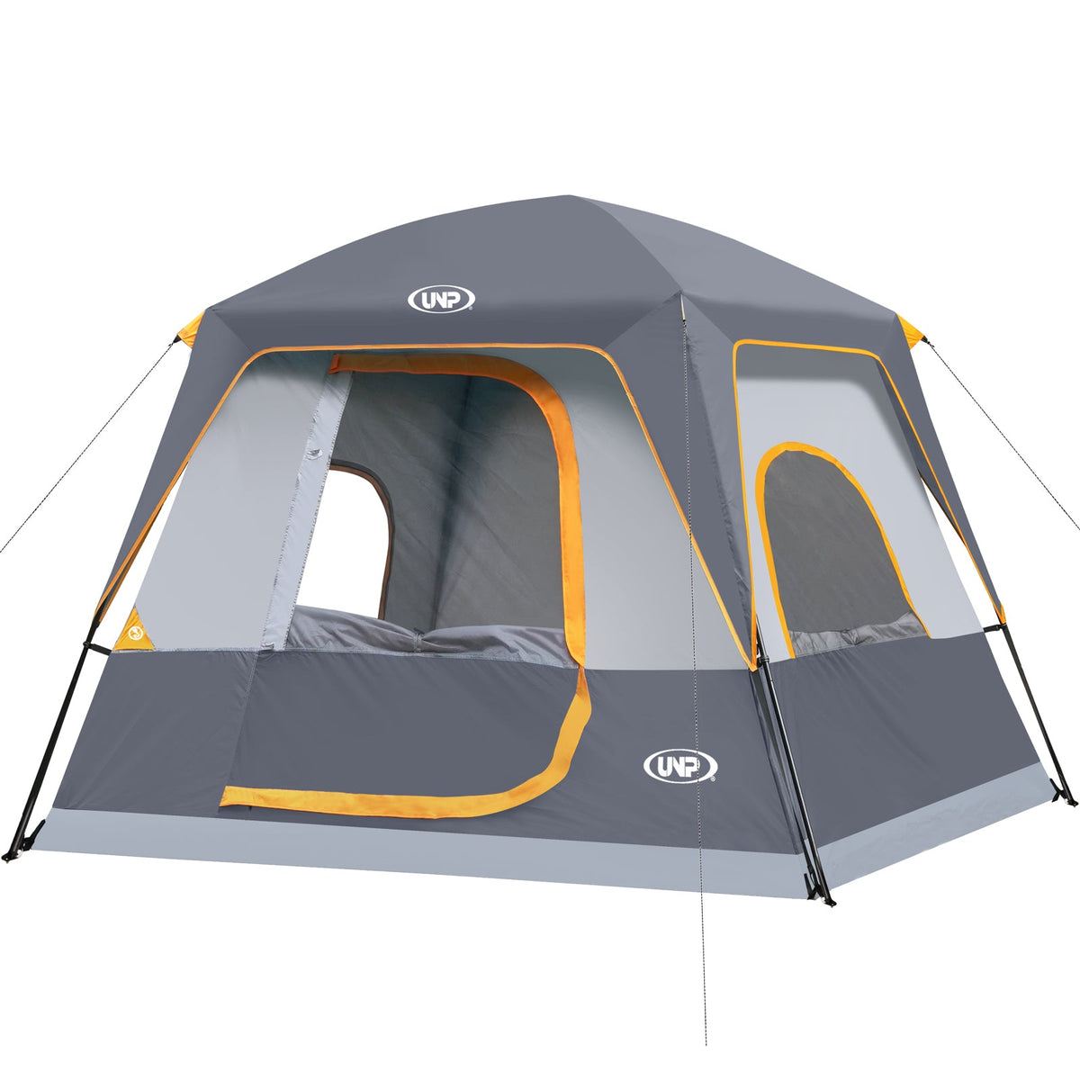 UNP 4 - Person Signature Dome Tent - by UNP OUTDOOR-Gray