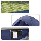 UNP 6 - Person Cabin Tent - Weather - Shield Waterproof Family Camping Shelter - by UNP OUTDOOR