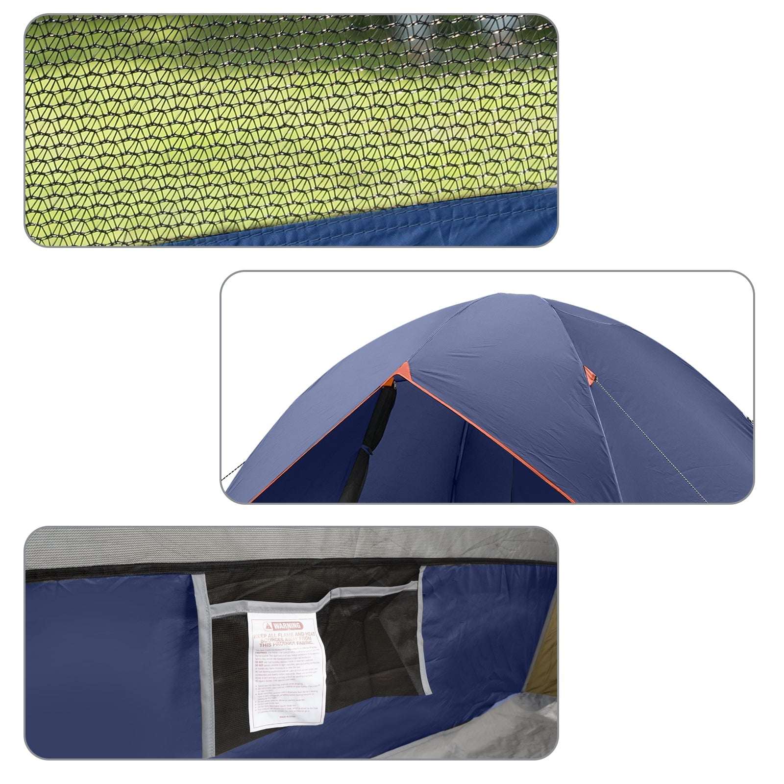 UNP 6 - Person Cabin Tent - Weather - Shield Waterproof Family Camping Shelter - by UNP OUTDOOR
