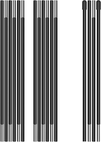 UNP 6 - Person Camping Tent Replacement Top Poles Only for UNP 6 Person Cabin Tent (UNP - 100978) - by UNP OUTDOOR
