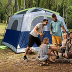 UNP 6 - Person Weather - Shield Cabin Camping Tent with Steel Poles - by UNP OUTDOOR