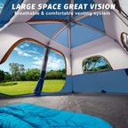 UNP 8 - Person Family Tent - Large Waterproof Camping Shelter - by UNP OUTDOOR