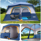 UNP 8 - Person Family Tent - Large Waterproof Camping Shelter - by UNP OUTDOOR