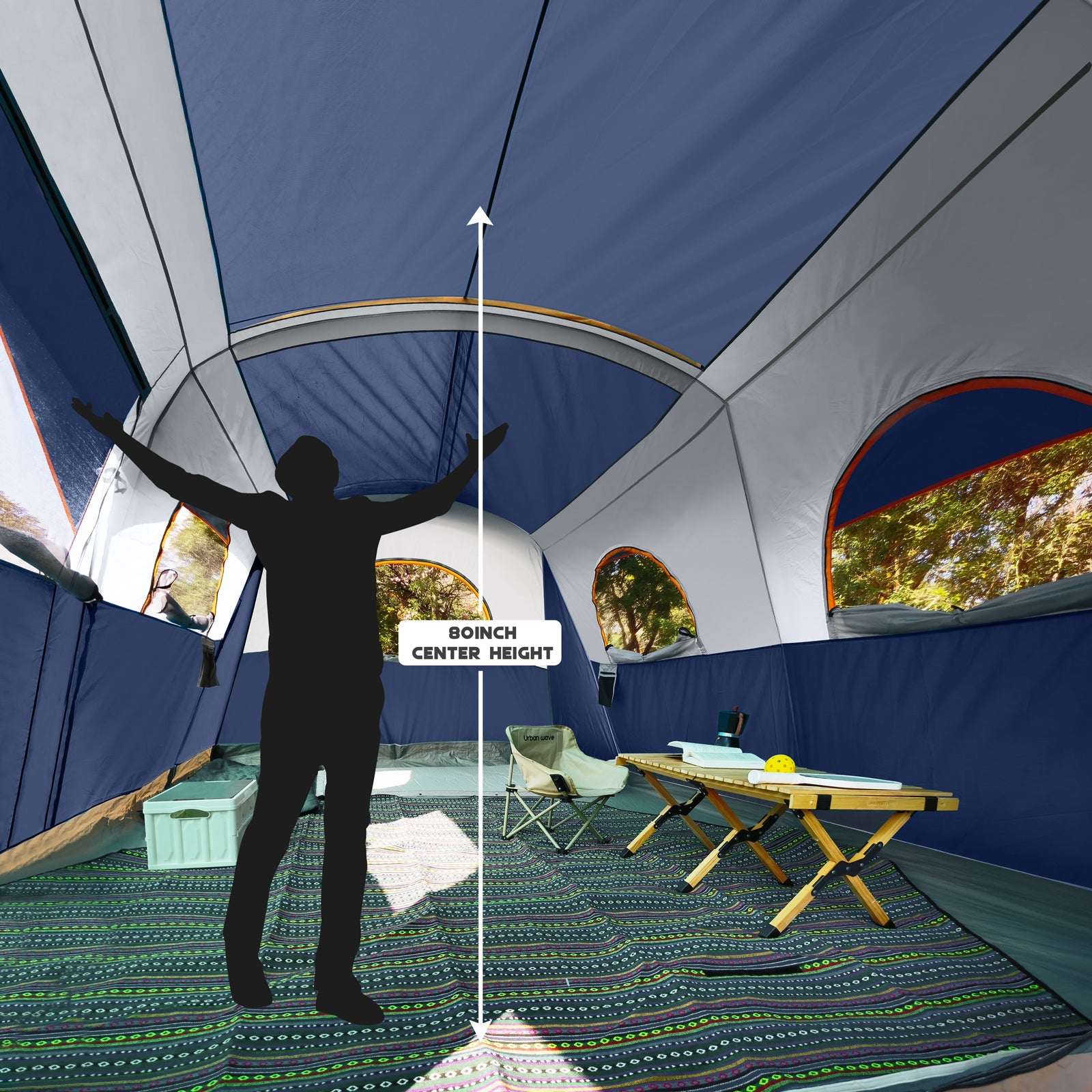 UNP 8 - Person XL Tunnel Expedition - by UNP OUTDOOR