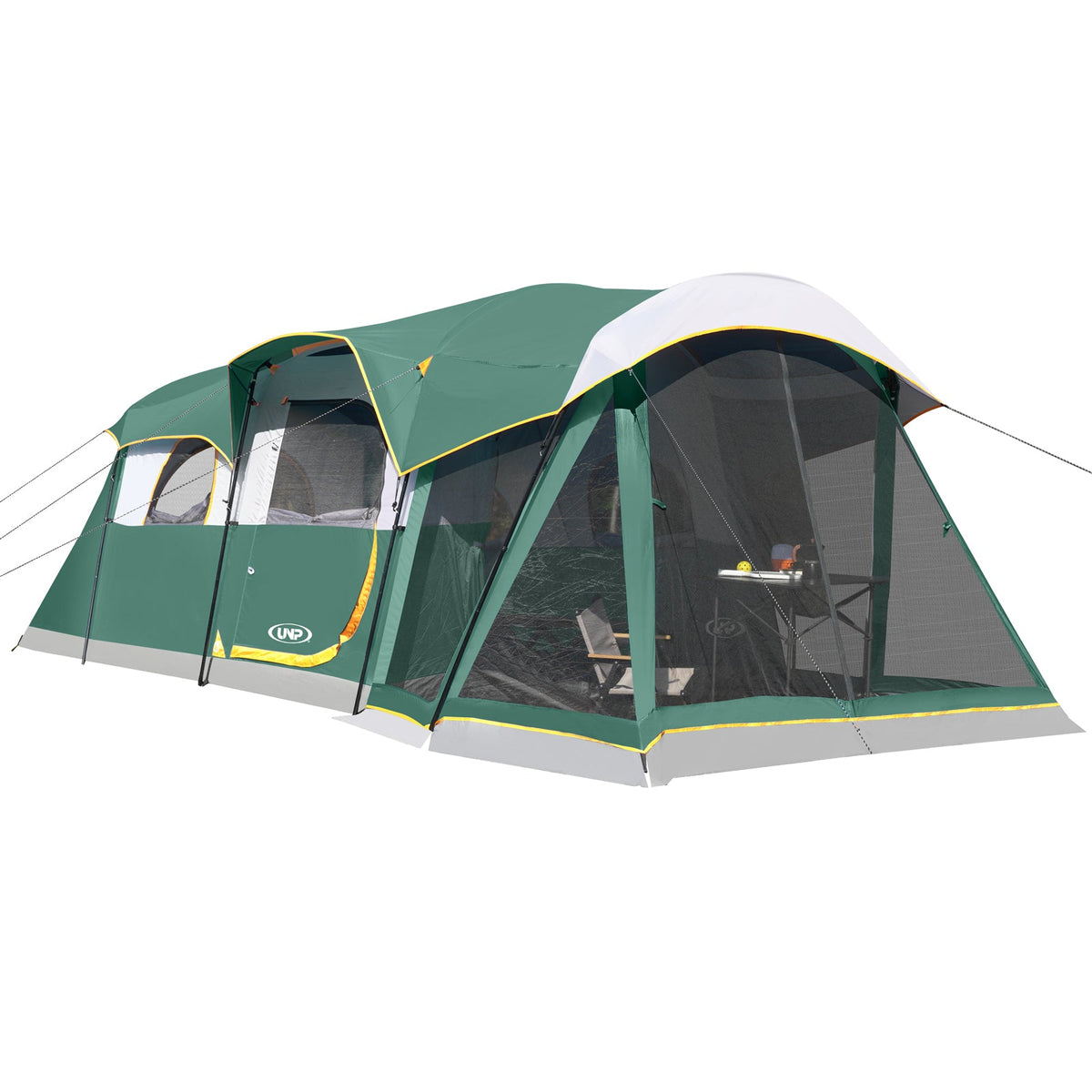 UNP 8 - Person XL Tunnel Expedition - by UNP OUTDOOR-Green