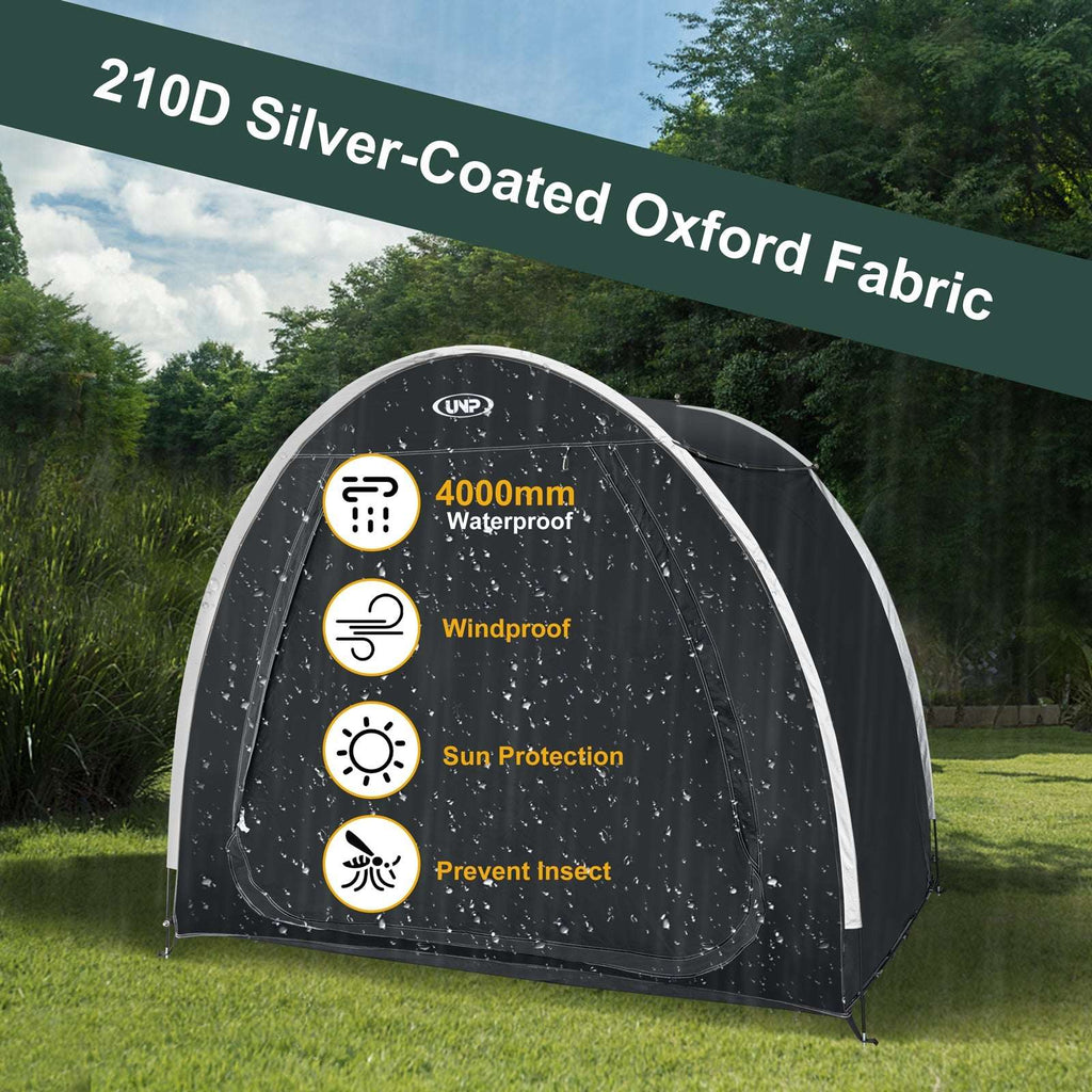 UNP Heavy - Duty Bike Cover - Waterproof Outdoor Shelter for 1 - 2 Bikes - by UNP OUTDOOR