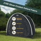 UNP Heavy - Duty Bike Cover - Waterproof Outdoor Shelter for 1 - 2 Bikes - by UNP OUTDOOR