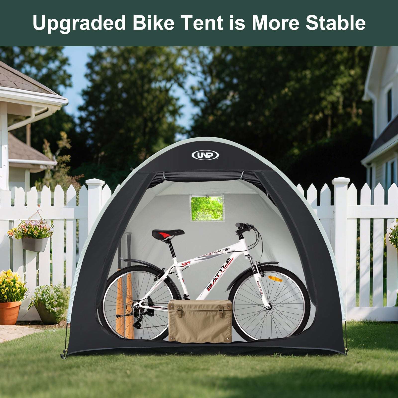 UNP Heavy - Duty Bike Cover - Waterproof Outdoor Shelter for 1 - 2 Bikes - by UNP OUTDOOR