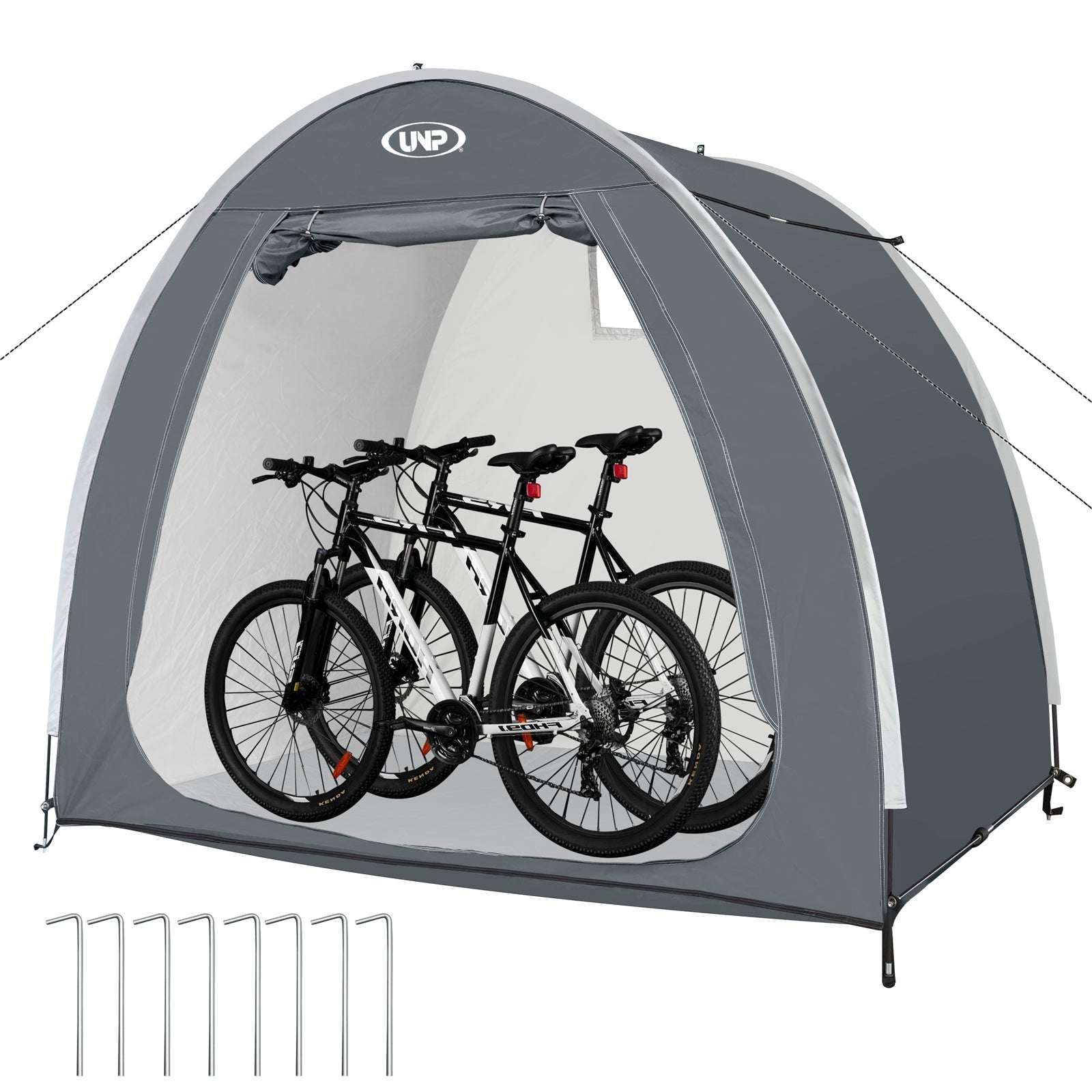 UNP Heavy - Duty Bike Cover - Waterproof Outdoor Shelter for 1 - 2 Bikes - by UNP OUTDOOR