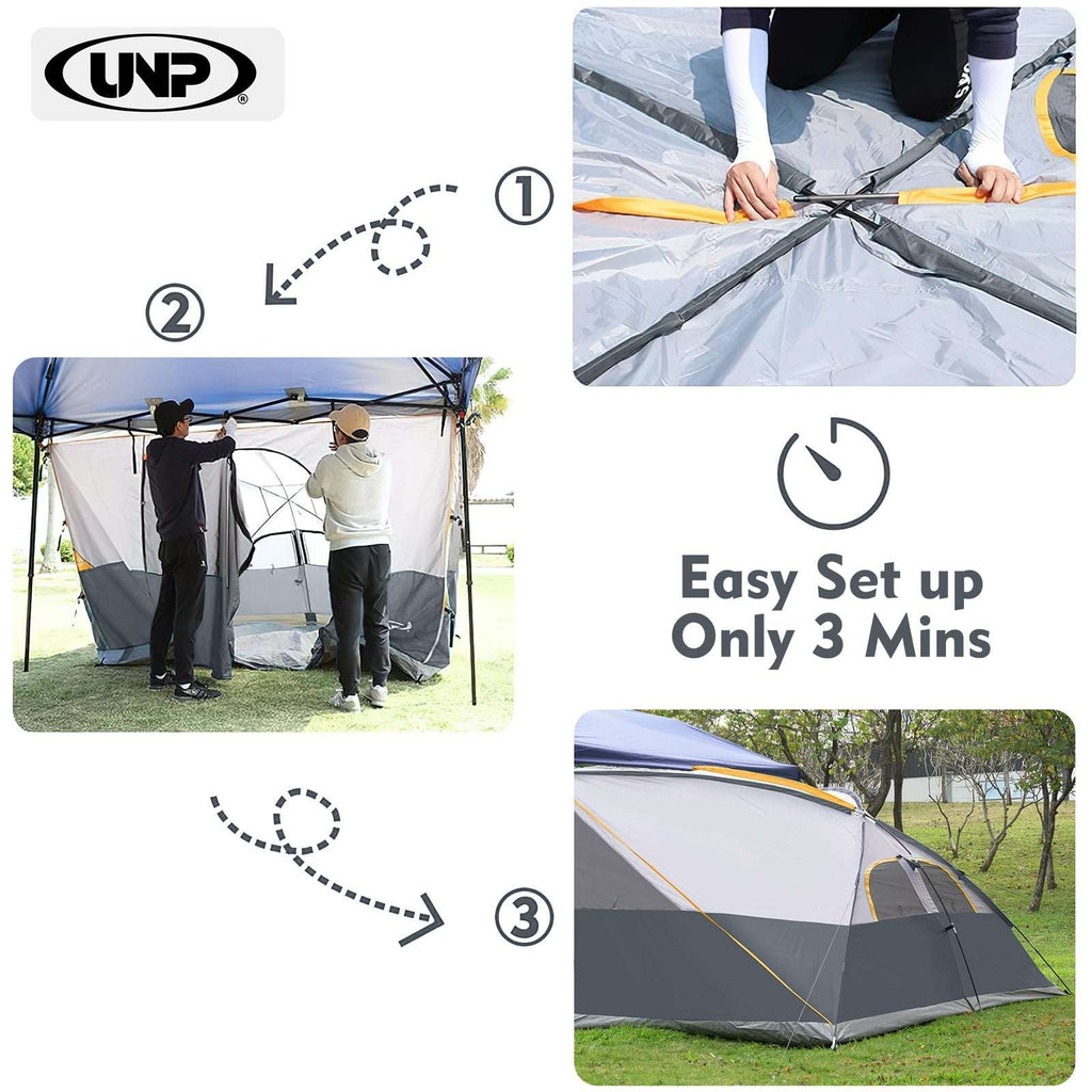 UNP Nomad Side Awning Canopy - Waterproof Camping Tent Sun Shade Shelter - by UNP OUTDOOR