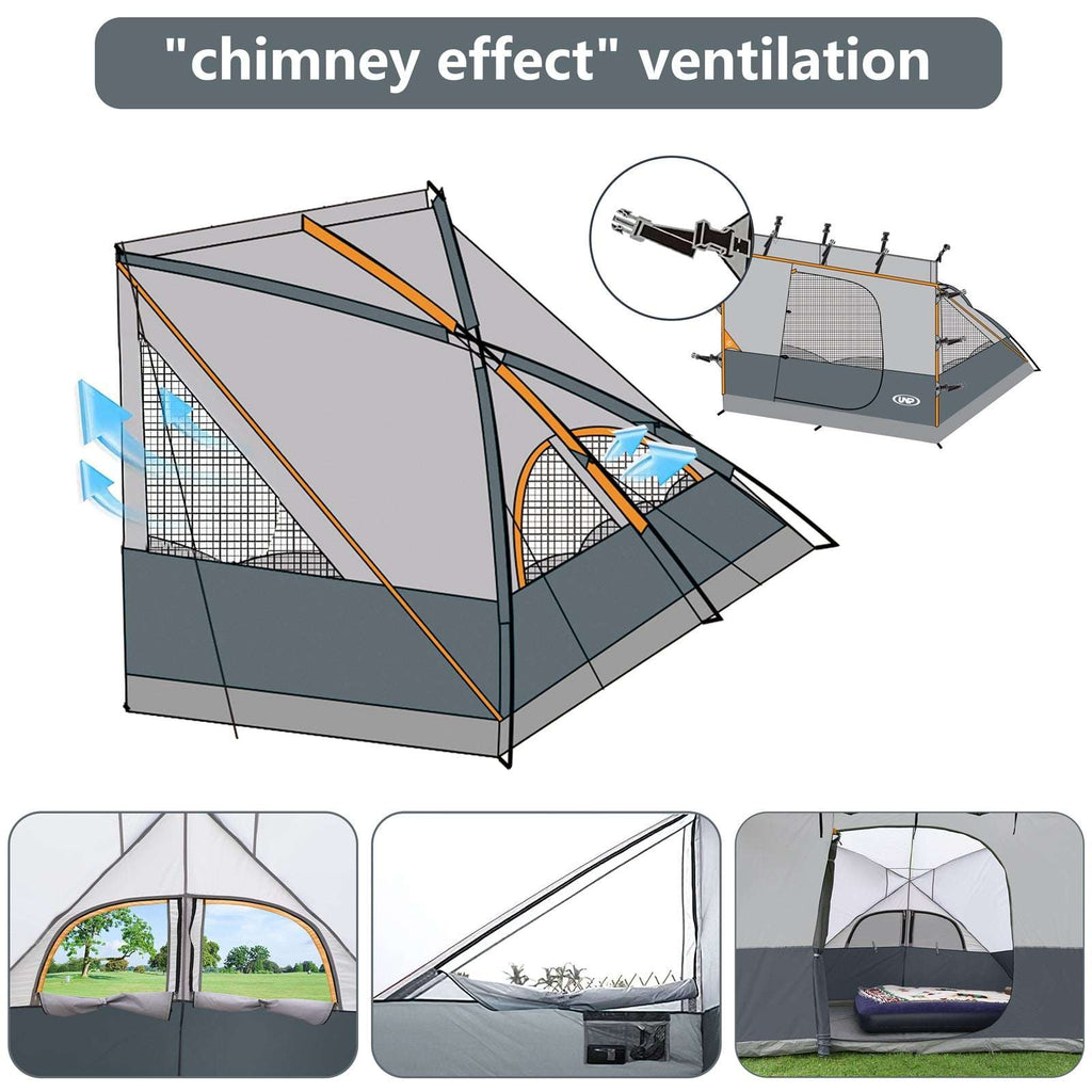 UNP Nomad Side Awning Canopy - Waterproof Camping Tent Sun Shade Shelter - by UNP OUTDOOR