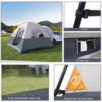 UNP Universal SUV Tailgate Shelter - 10x10 Instant Car Camping Tent - by UNP OUTDOOR