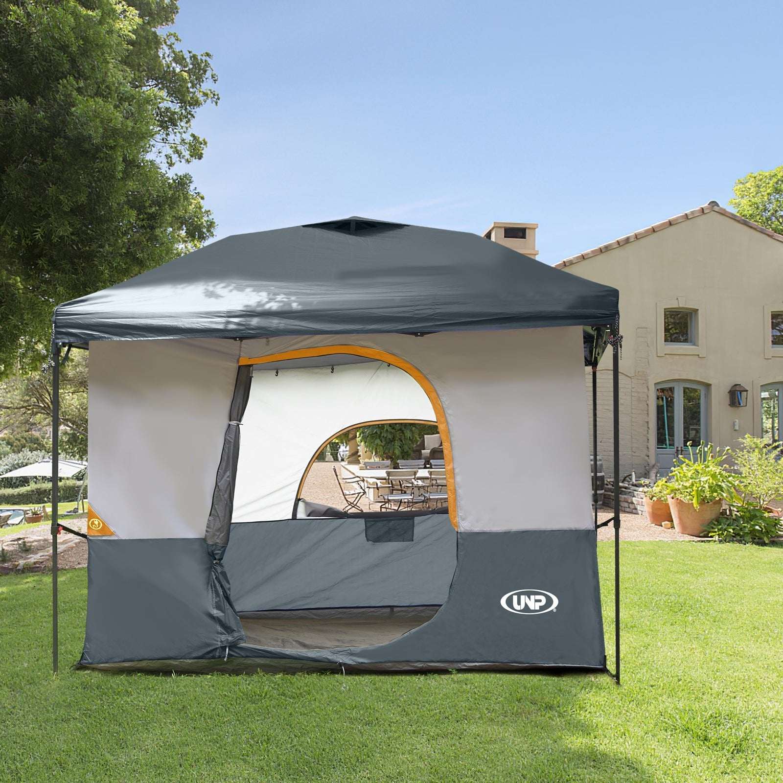 UNP UV - Guard Daycrush Canopy - Gray | Spacious Carport Canopy for Backyard & Events - by UNP OUTDOOR