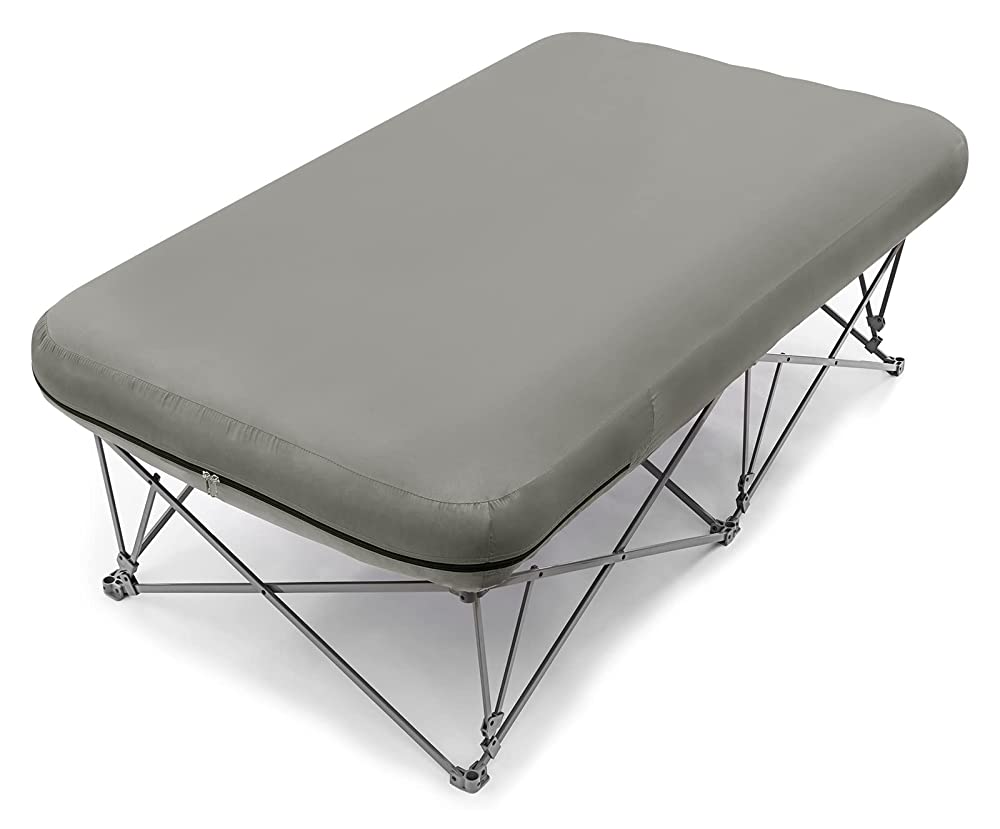 Camping Cot,Camping Cots for Adults,Folding Camping Cot with Inflatable Air Mattress and Carry Bag,for Outdoor Travel Camp Beach Vacation (not Included The Airpump)